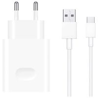 Huawei Originele power adapter - Oplader met USB-C kabel - USB aansluiting - 22,5 W - Wit