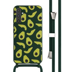 imoshion Siliconen design hoesje met koord Samsung Galaxy A34 (5G) - Avocado Green