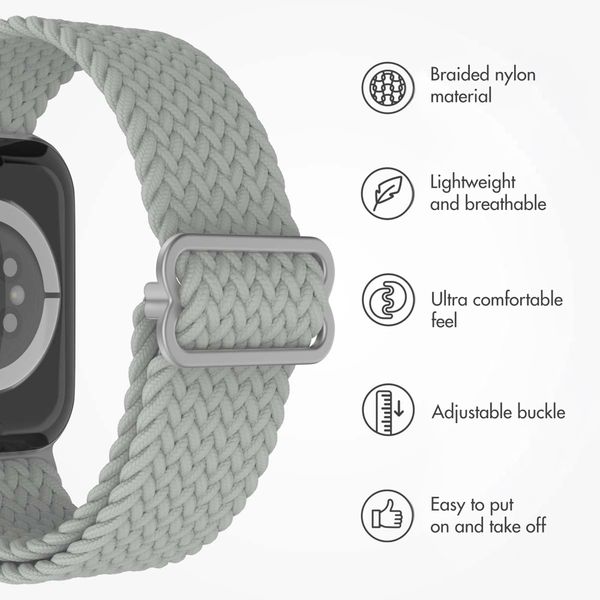imoshion Woven nylon strap Apple Watch | 38/40/41/42 mm - Grey