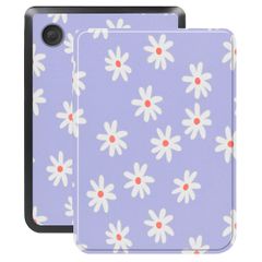 imoshion Design Slim Hard Case Bookcase Kobo Clara Colour / BW - Flowers Distance
