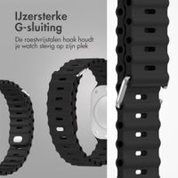 Accezz Ocean bandje Apple Watch Series 1 - 9 / SE (38/40/41 mm) | Series 10 / 11 (42 mm) - Zwart