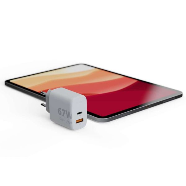 Xtorm Snellader | Ultra Wall Charger GaN2 - USB-C 67 Watt + USB-A 18 Watt