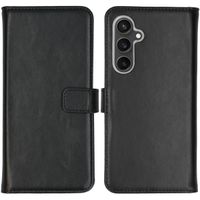 Selencia Echt Leren Bookcase Samsung Galaxy S23 FE - Zwart