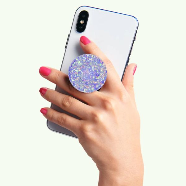 PopSockets PopGrip - Afneembaar - Iridescent Confetti Ice Purple