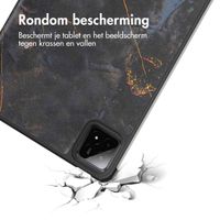 imoshion Design Trifold Bookcase Xiaomi Pad 7 / 7 Pro - Black Marble