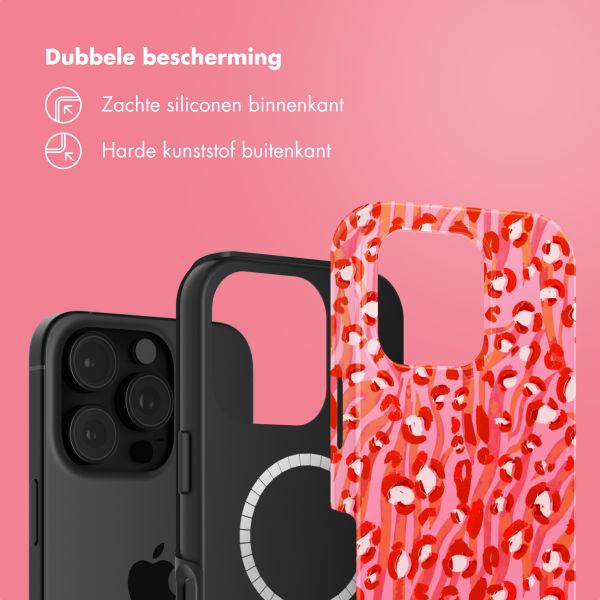 Selencia Vivid Tough Backcover met MagSafe Apple iPhone 16 Pro Max - Wild Spots Lipstick
