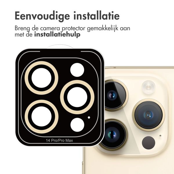 imoshion 2 Pack Camera lens protector Apple iPhone 14 Pro / 14 Pro Max - Goud