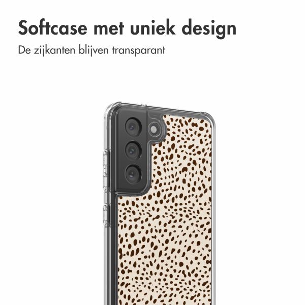 imoshion Design hoesje Samsung Galaxy S21 FE - Desert Dots