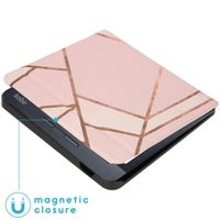 imoshion Design Slim Hard Case Sleepcover met stand Kobo Libra H2O - Pink Graphic