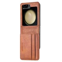 imoshion Luxe Bookcase Samsung Galaxy Z Flip 7 FE - Bruin