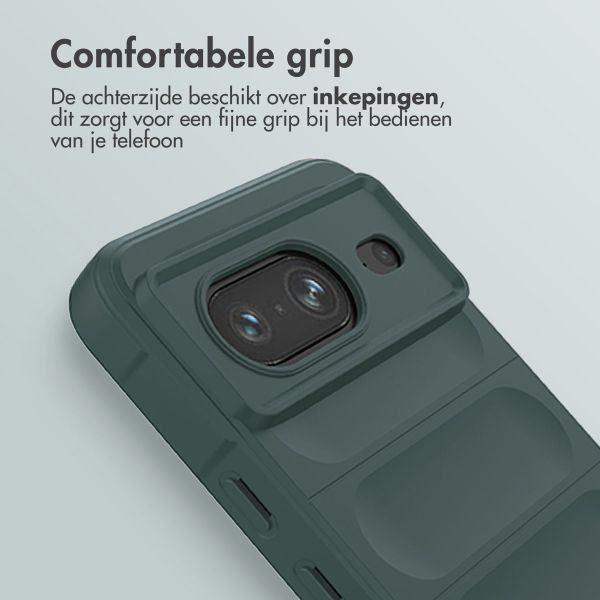 imoshion EasyGrip Backcover Google Pixel 8 - Donkergroen