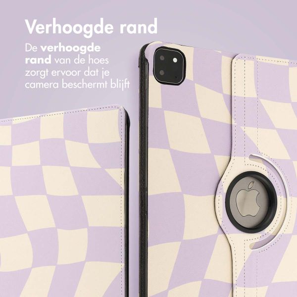 imoshion 360° Draaibare Design Bookcase Apple iPad Pro 13 (2025) M5 / (2024) M4 - Dancing Cubes