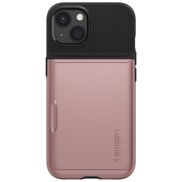 Spigen Slim Armor CS Backcover iPhone 13 - Rosé Goud