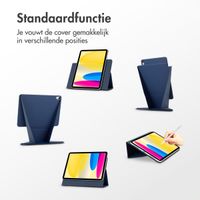Accezz High Stand tablet case Apple iPad 11 (2025) 11 inch A16 / iPad 10 (2022) 10.9 inch - Donkerblauw