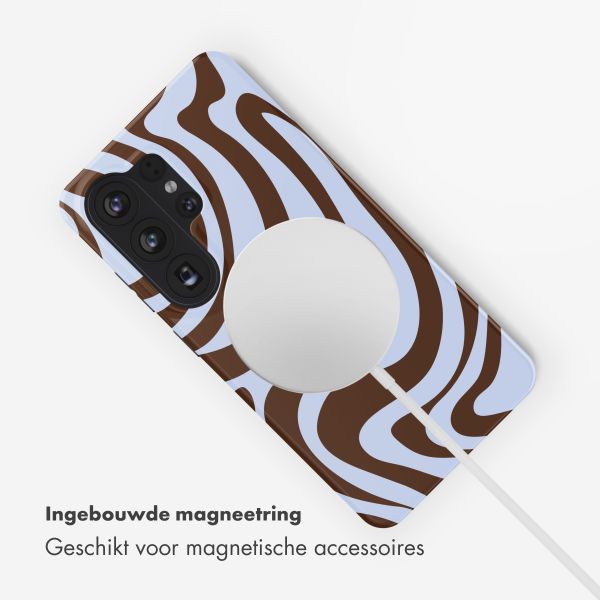 Selencia Vivid Backcover met MagSafe Samsung Galaxy S26 Ultra - Dream Swirl Chocolate