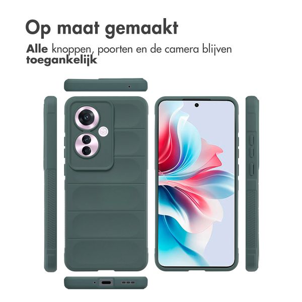 imoshion EasyGrip Backcover Oppo Reno 11 F - Donkergroen