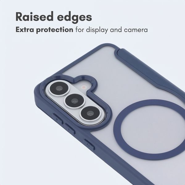 imoshion Transparent Bookcase with MagSafe Samsung Galaxy S26 - Blue