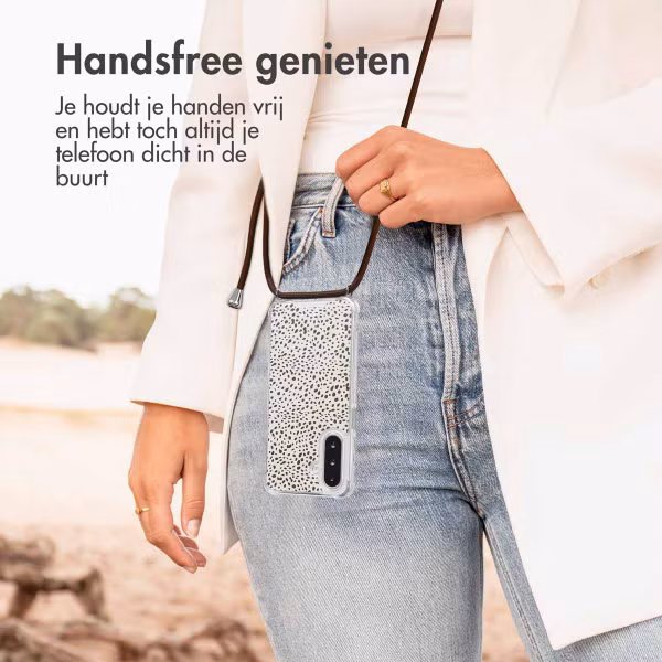 imoshion Design hoesje met koord Samsung Galaxy A26 - Desert Dots