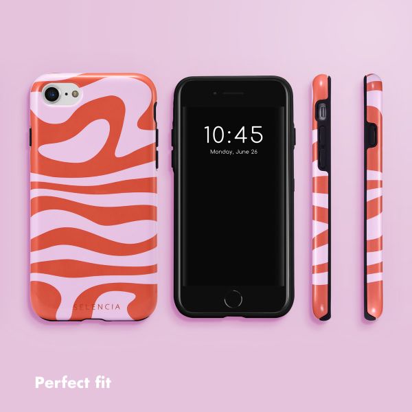 Selencia Vivid Back Cover Apple iPhone SE (2022 / 2020) / 8 / 7 / 6(s) - Dream Swirl Pink