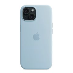 Apple Silicone Backcover MagSafe Apple iPhone 15 Plus - Light Blue