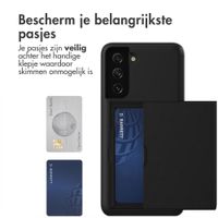 imoshion Backcover met pasjeshouder Samsung Galaxy S21 - Zwart