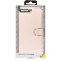 Accezz Wallet Softcase Bookcase Apple iPhone 12 Pro Max - Goud