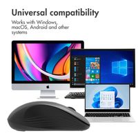 Accezz Wireless Mouse - Bluetooth / USB-A Adapter - Grey