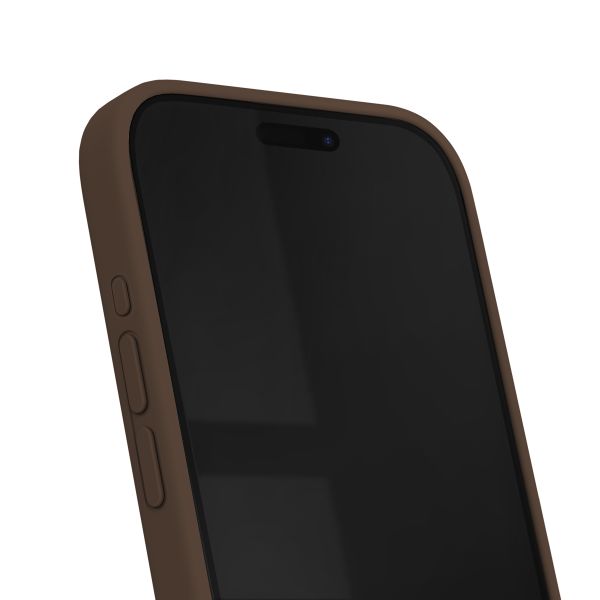 iDeal of Sweden Silicone Case met MagSafe Apple iPhone 15 Pro - Mocha Mousse