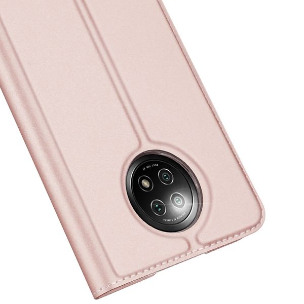 Dux Ducis Slim Softcase Bookcase Xiaomi Redmi Note 9T (5G) - Rosé Goud