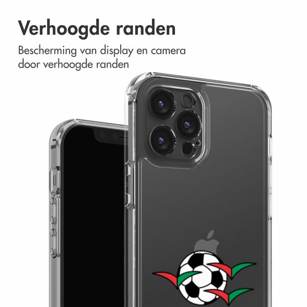 Clear Backcover Apple iPhone 12 (Pro) - HSV De Zuidvogels