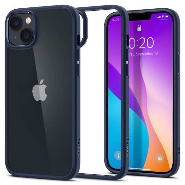 Spigen Ultra Hybrid Backcover iPhone 14 - Donkerblauw