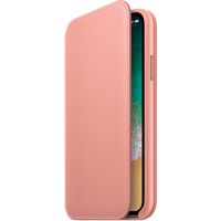 Apple Leather Folio Bookcase Apple iPhone X / Xs - Soft Pink