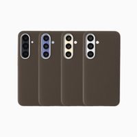Accezz Mesh Backcover met MagSafe Samsung Galaxy S25 / S24 - Bruin