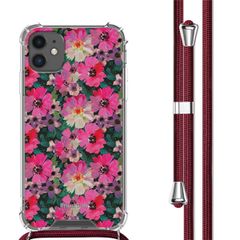 imoshion Design hoesje met koord Apple iPhone 11 - Flower Water