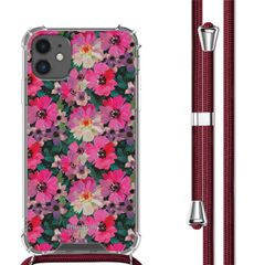 imoshion Design hoesje met koord iPhone 11 - Flower Water