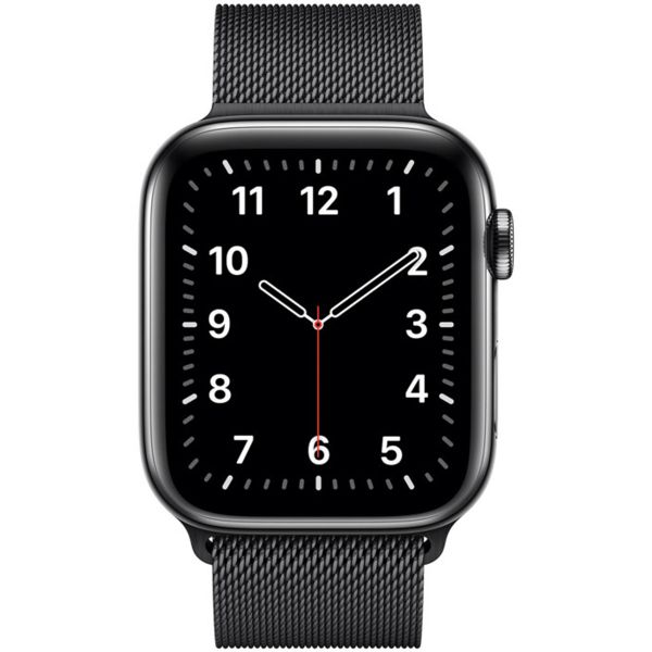 Apple Milanese Loop Band Apple Watch Series 1-10 / SE / Ultra (2) - 42/44/45/46/49 mm - Space Black