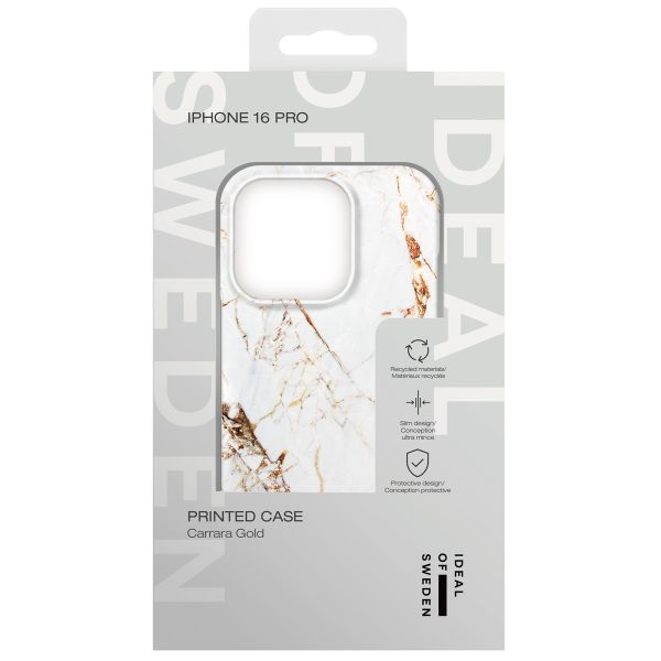 iDeal of Sweden Fashion Backcover Apple iPhone 16 Pro - Carrara Gold