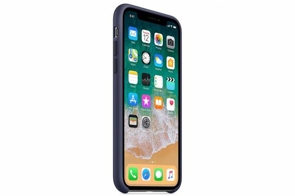 Apple Silicone Backcover Apple iPhone X - Midnight Blue