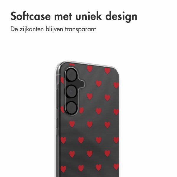 imoshion  Design hoesje Samsung Galaxy A55 - Red Hearts