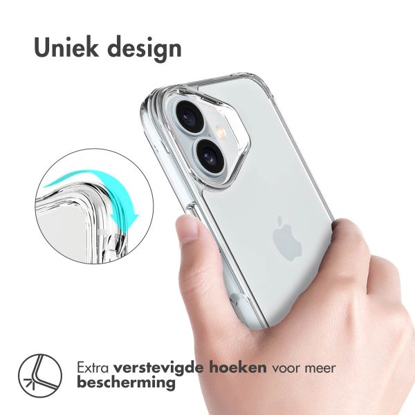 imoshion Rugged Air Case Apple iPhone 16 Plus - Transparant