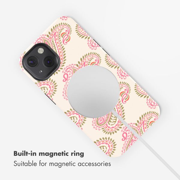 Selencia Vivid Back Cover with MagSafe Apple iPhone 13 - Paisley Blush