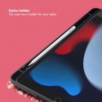 Selencia Vivid Tablet Case Apple iPad 9 (2021) 10.2 inch / iPad 8 (2020) 10.2 inch / iPad 7 (2019) 10.2 inch - Wild Spots Lipstick