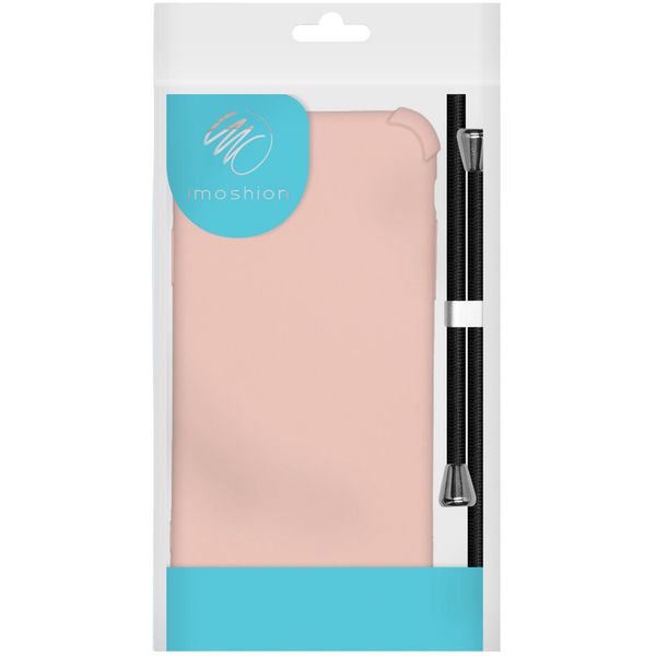 imoshion Color Backcover met koord iPhone Xr - Roze