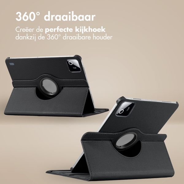 imoshion 360° draaibare Bookcase Xiaomi Pad 8 / 8 Pro - Zwart