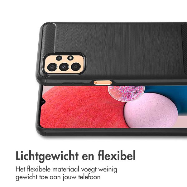 imoshion Brushed Backcover Samsung Galaxy A13 (4G) - Zwart