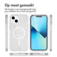 imoshion Sparkle Backcover met MagSafe Apple iPhone 14 - Glitter Transparant