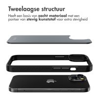 Accezz Rugged Frosted Backcover Apple iPhone 15 - Zwart