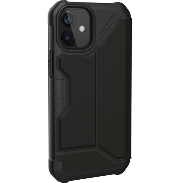 UAG Metropolis Bookcase Apple iPhone 12 Mini - Zwart