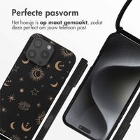 imoshion Siliconen design hoesje met koord Apple iPhone 16 Pro Max - Sky Black