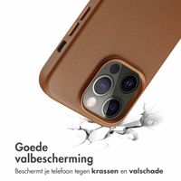Accezz MagSafe Leather Backcover Apple iPhone 14 Pro - Sienna Brown